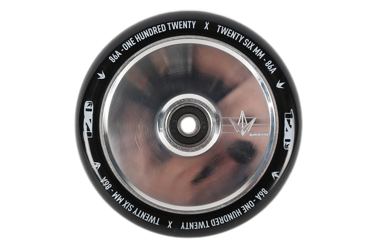 Wheel Blunt Hollow Core 120mm Chrome